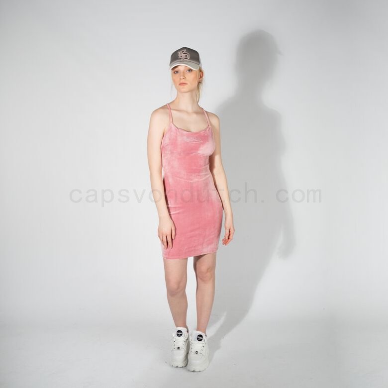(image for) Shop Von Dutch Originals -Kadence Samt-Minikleid, light pink F0817888-01671